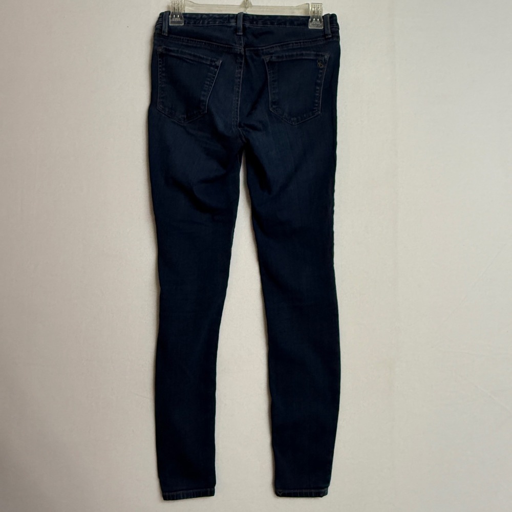 Jessica Simpson Kiss Me Skinny Jeans Women's Size‎ 27 Dark Wash Mid Rise Stretch - Picture 2 of 11